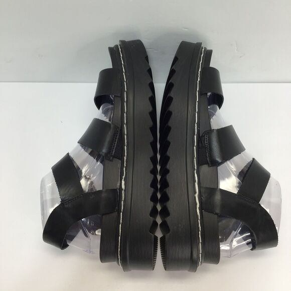 Madden Girl Dazze Women's 9 Platform Sandals Black strappy chunky Y2k - Picture 10 of 15